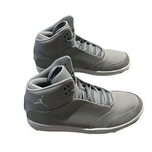 Nike Jordan 1 Flight 5 Premium Mens Shoes Grey White 881434-003 Size: 10.5